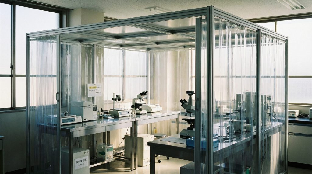 簡易設置できるクリーンルーム（クリーンブース）とは
