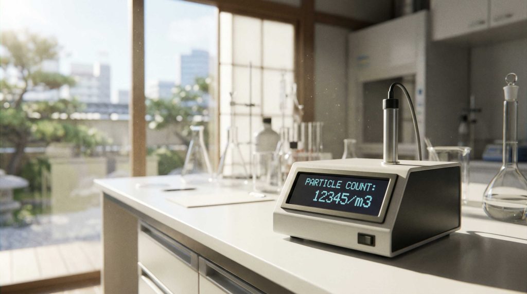 パーティクルカウンターとは？初心者向けに役割と原理を解説