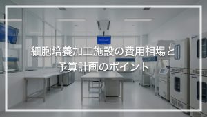 細胞培養加工施設の費用相場と予算計画のポイント