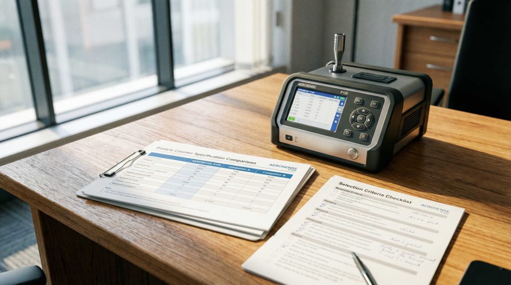 初めてでも失敗しないパーティクルカウンターの選び方