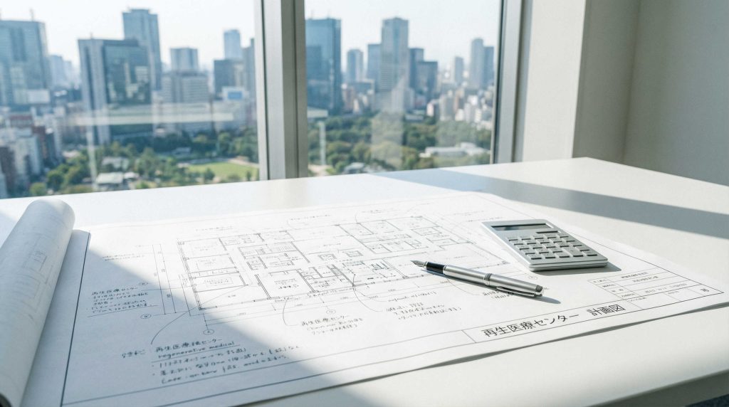 再生医療事業の立ち上げに必要な設備投資の全体像