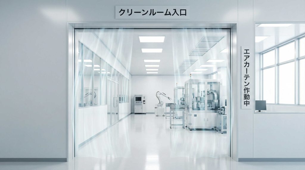 扉レスクリーンルームとは？扉がなくても清浄度を保つ仕組み