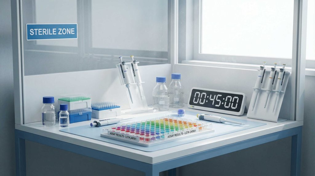 エンドトキシン試験の一般的な手順と流れ