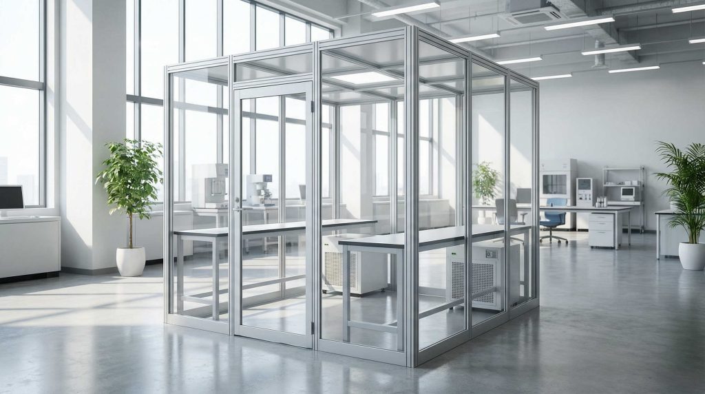 設置工事を最小限に抑えるクリーンルームの実現方法