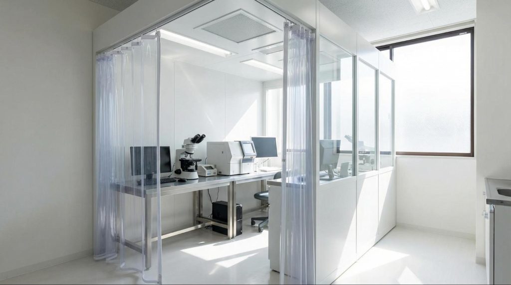 狭い部屋でも実現できる省スペースなクリーンルームの種類