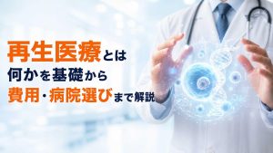 再生医療とは何かを基礎から費用・病院選びまで解説