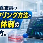 細胞培養施設のモニタリング方法と管理体制の作り方